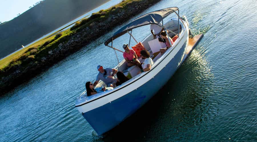 75 Minute Knysna Lagoon Charter - Boarding at Mane by the Sea on Thesen Island