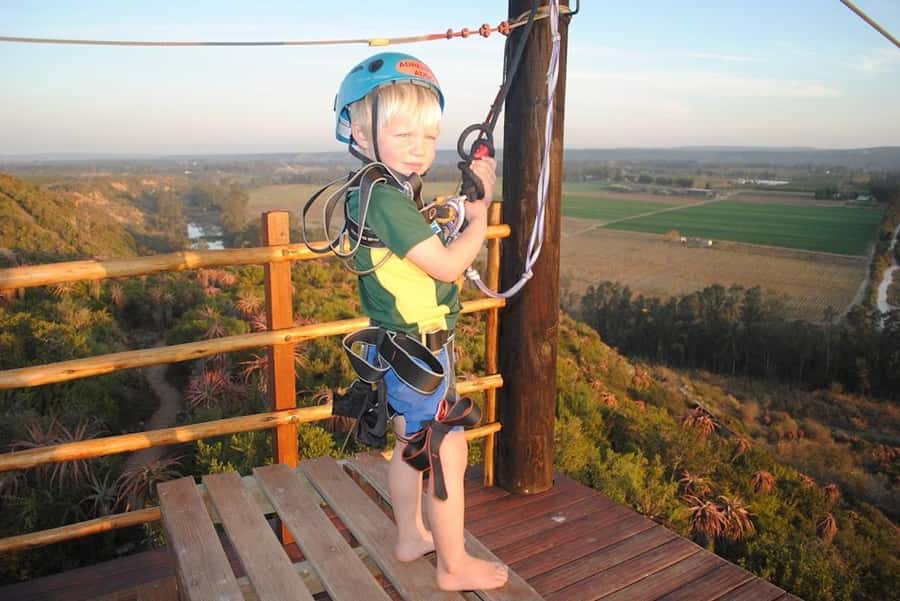 Adrenalin Addo Adventure Park: Zip Line and Giant Swing - Who will enjoy this most?