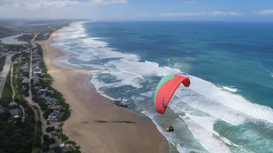 Adventure Tandem Paragliding Flight - Meeting the Pilot and Handling the Glider