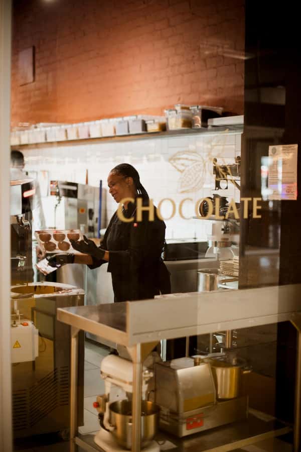 AFRIKOA Bean-to-Bar Chocolate Experience - Shopping for gifts at Makers Landing