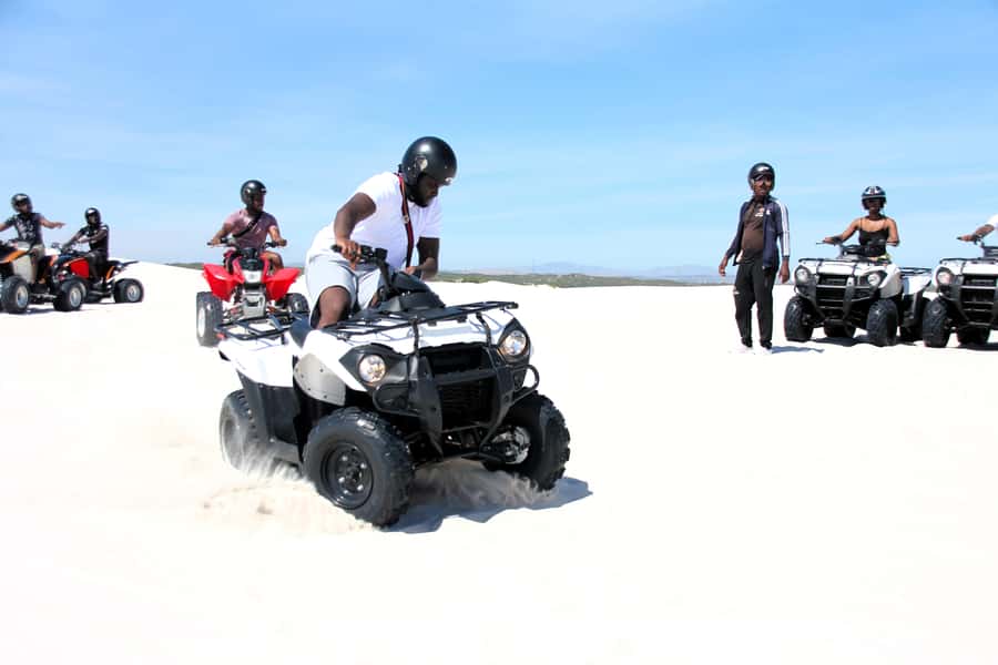 ATLANTIS DUNES-CAPE TOWN: ATV ADVENTURE & PHOTO SESSION - White dunes at Witzands Aquifer Nature Reserve