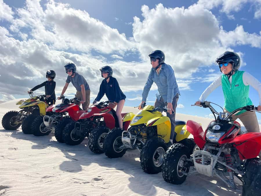 ATV Atlantis dunes: PHOTOSHOOT & VIDEOS - The safety briefing comes before the throttle