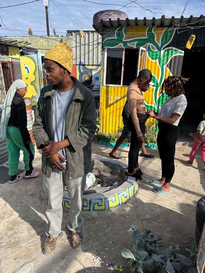 Authentic Township Tour Cape Town - Coffee before the community walk