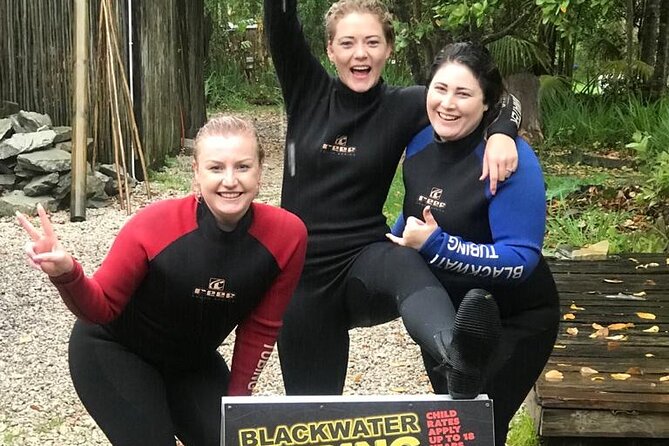 Blackwater Tubing Green Route Forest Adventure - The early rock jump and lower alternatives
