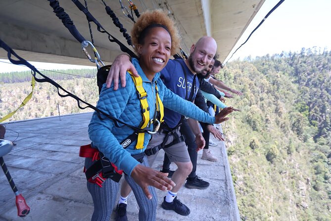 Bloukrans Skywalk Tour and HangOut Zone - Walking beneath the road deck at 216 metres