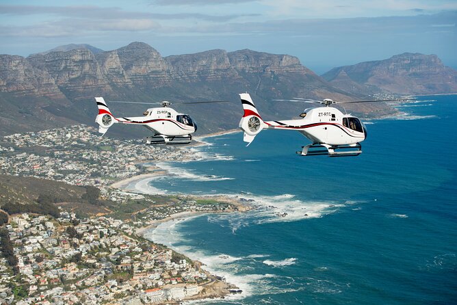 Cape Town: 25min Helicopter Flight with Complimentary Boat Cruise - From Karbonkelberg to historic Hout Bay