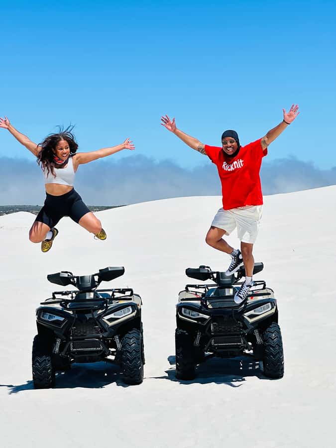 Cape Town: Atlantis Dunes Exclusive Private Quad Bike Tour - Riding across the Atlantis Dunes