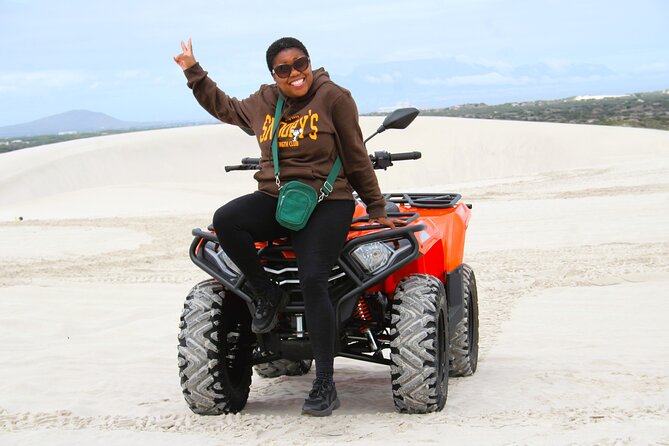 Cape Town: Atlantis Dunes Private Quad Bike Tour WILDX ADVENTURES - White sand at Witzands Aquifer Nature Reserve