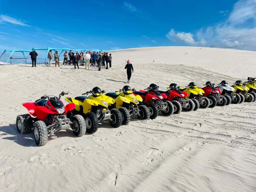 Cape Town: Atlantis Dunes Quad Bike & Free Sandboarding Tour - Riding a quad bike across the dunes