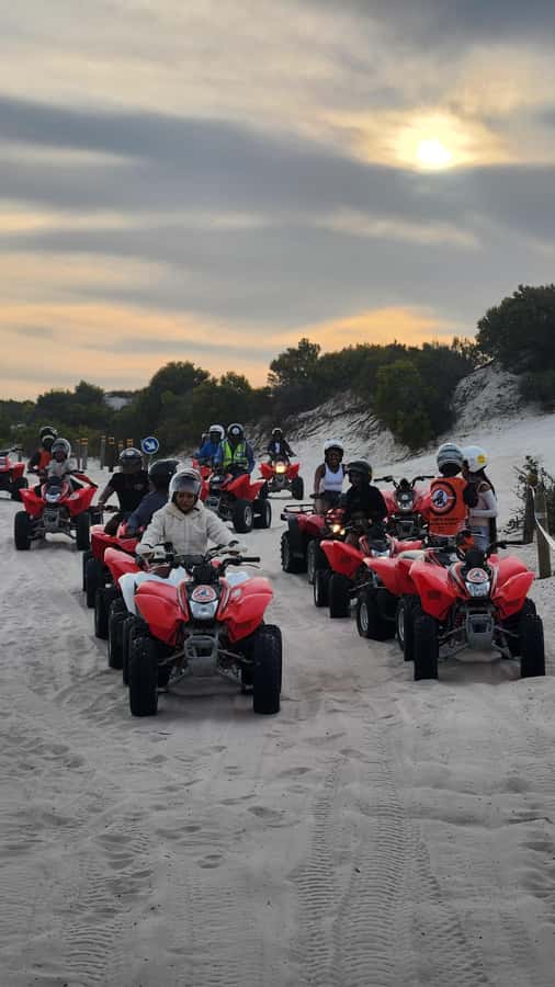 Cape Town: Atlantis Dunes Quad Bike Tour and Photo Session - Photo stops on the white sand