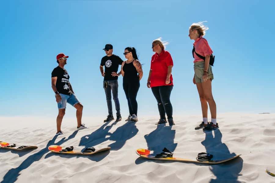 Cape Town: Atlantis White Sand Dunes Sandboarding Adventure - Guide support can shape the whole outing