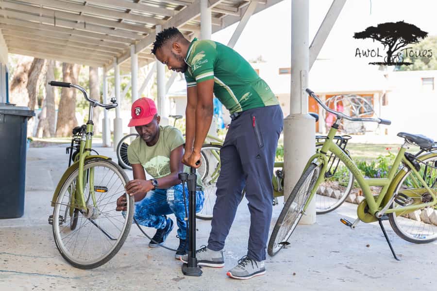 Cape Town: Cultural Cycling Tour - A Sunday church visit and changing tour rhythm