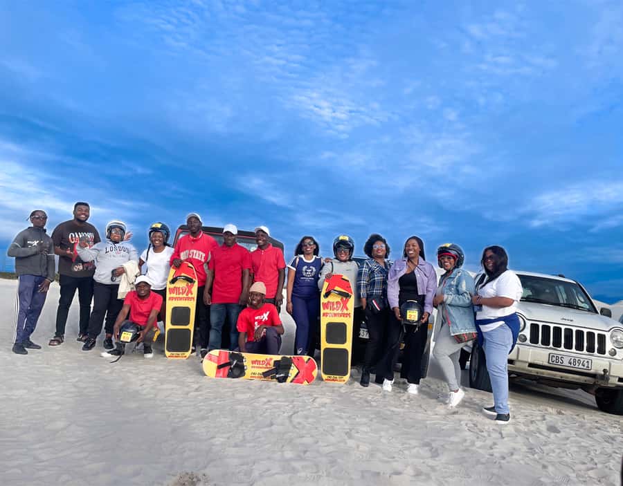 CAPE TOWN: GLAM SANDBOARDING IN ATLANTIS DUNES WITH WILDX - Why the jeep return lifts are worth paying for