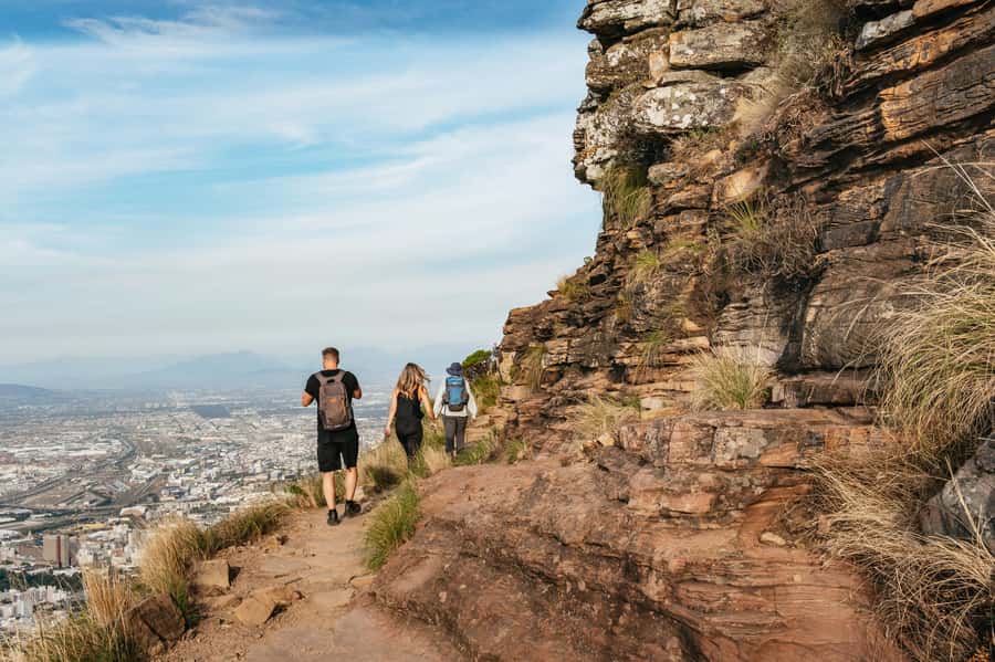 Cape Town: Guided Lion's Head Hike at Sunrise or Sunset - Rocky sections, chains, and ladders
