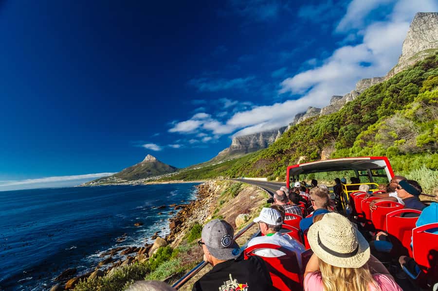 Cape Town: Hop-On Hop-Off Bus Tour with Optional Cruise - The blue route is the scenic half-day ride