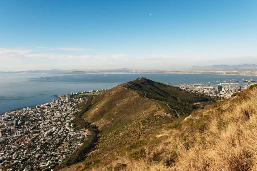 Cape Town: Lion's Head Guided Hike at Sunset - At the summit: Cape Town from every side