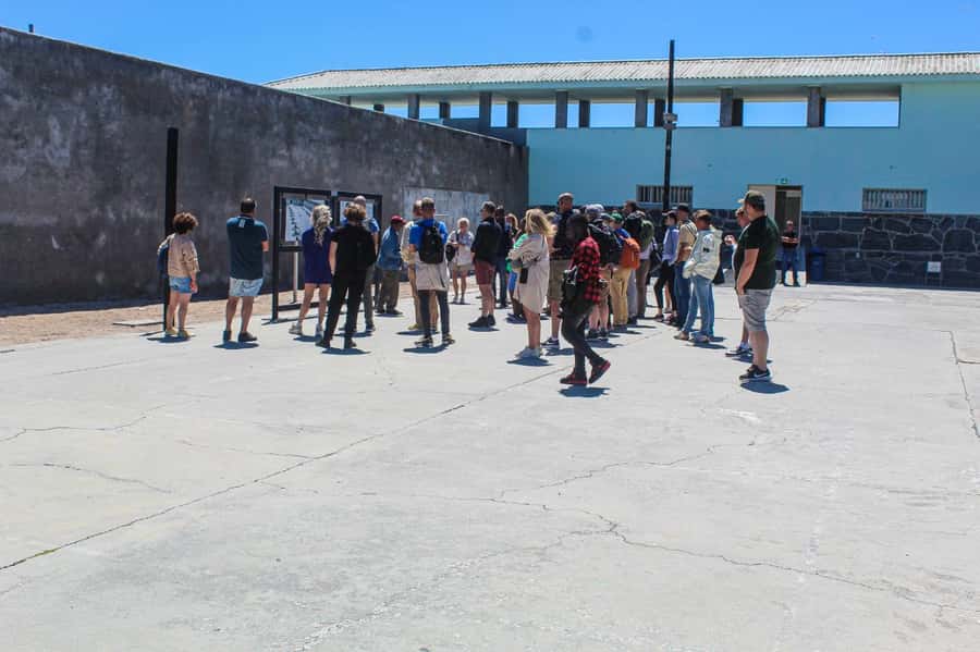 Cape Town: Robben Island Guided Tour ticket & guided tour - Entering the maximum-security prison