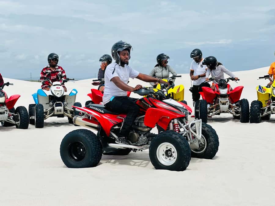 Cape Town Sand Dunes ATV Quad bike tour & PHOTOS - White sand and open sky at Atlantis Dunes