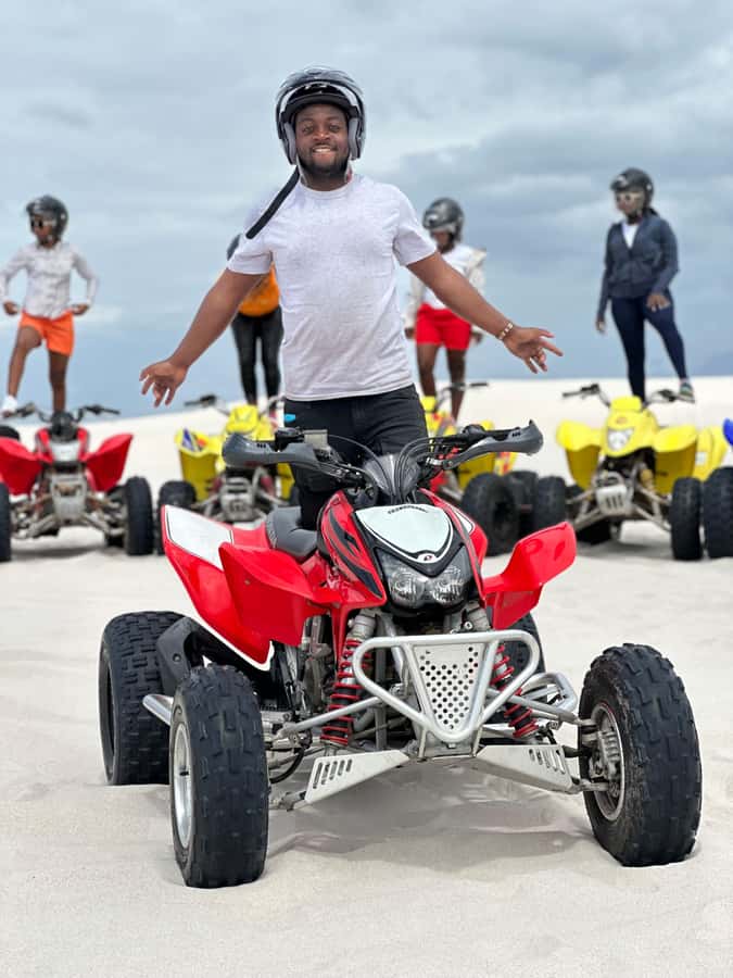 Cape Town Sand Dunes ATV Quad bike tour & PHOTOS - What happens before you start the engine