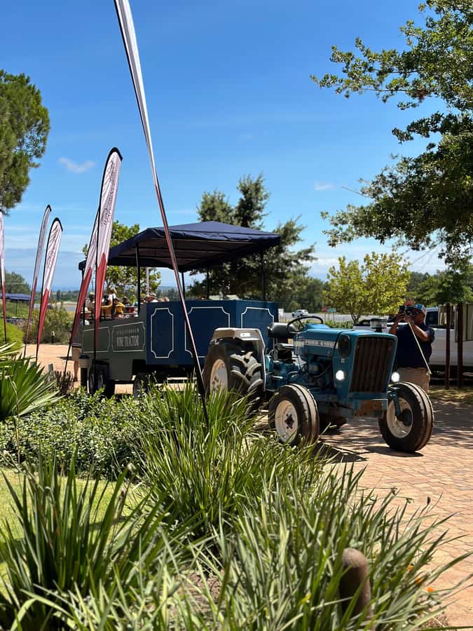 Cape Town: Stellenbosch Hop-On Hop-Off Tractor Transfer - Starting at Eikendal and getting organized