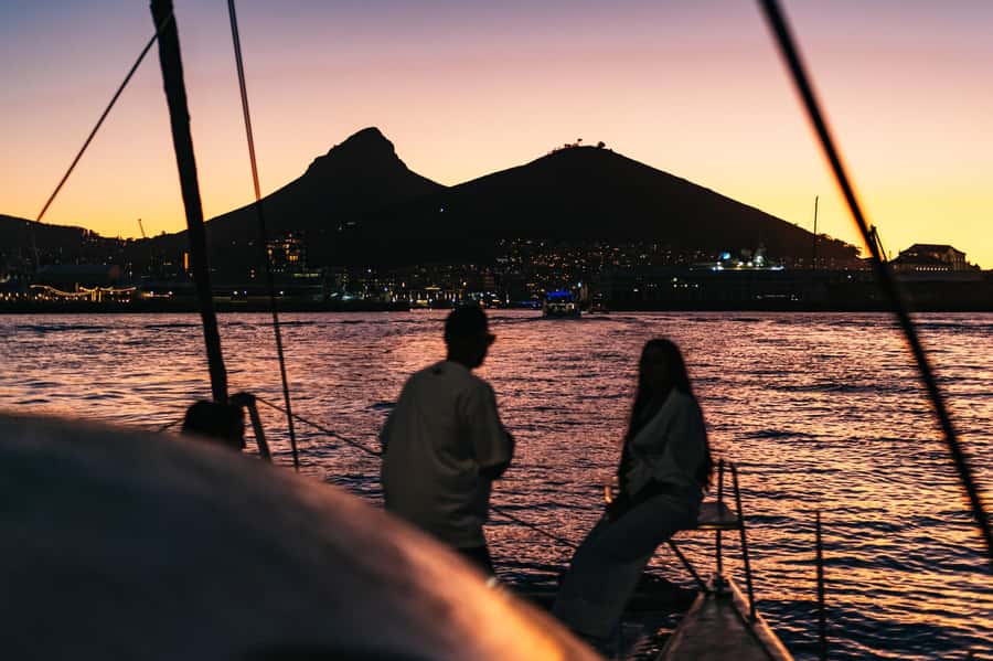 Cape Town: Sunset Catamaran Cruise on Table Bay with Bubbles - Boarding the 39-foot catamaran