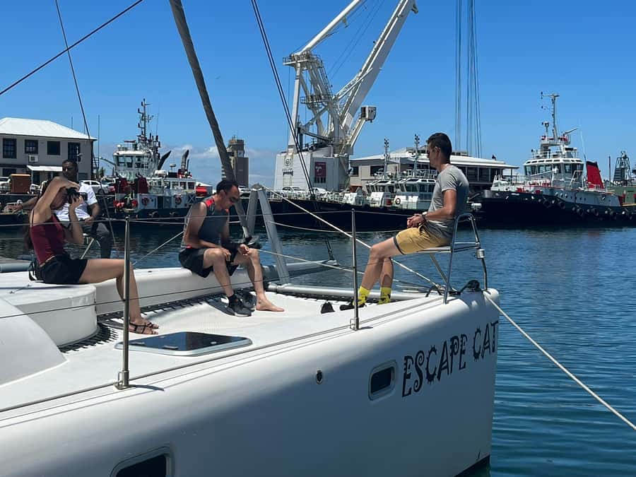 Cape Town: Table Bay Cruise by Catamaran - What the crew adds to a short cruise