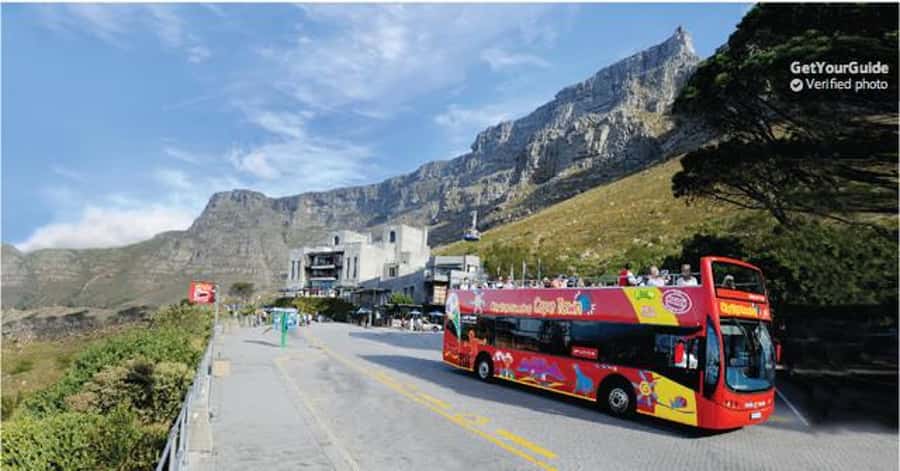 Cape Town: Table Mountain Cable Car, Hop-On Hop-Off Bus Tour - Riding Cape Town on the red route