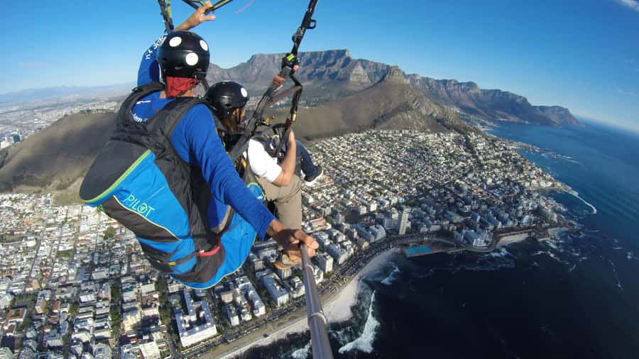 Cape Town: Tandem Paragliding Flight with the Experts - Taking Off Above Cape Town at Signal Hill