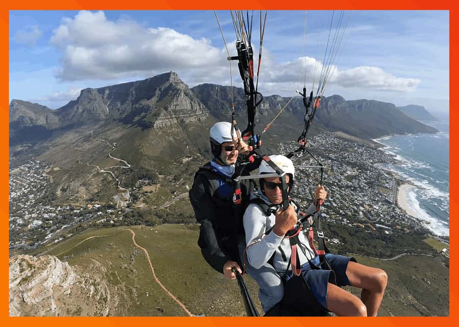 Cape Town: Tandem Paragliding with Instructor - Cape Town from Signal Hill, with the city below
