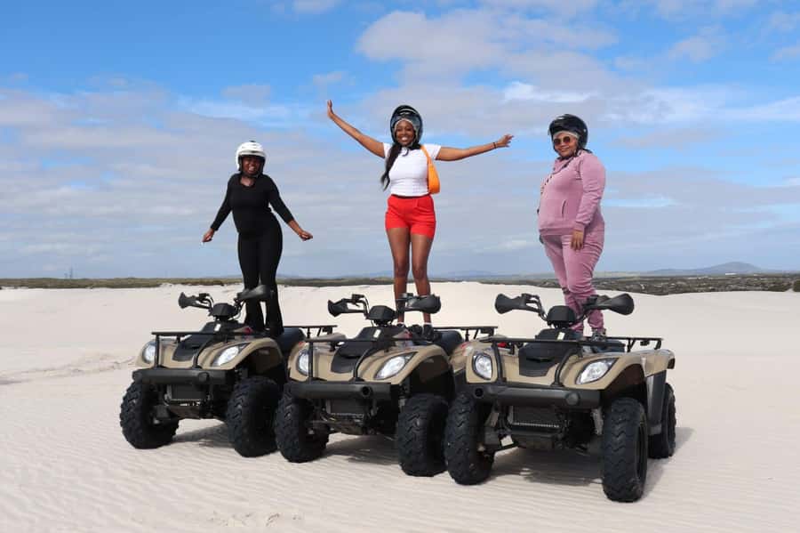 Cape Town: WILDX Atlantis Quad Dune Adventure and Photo Stop - Riding Cape Town’s white Atlantis Dunes