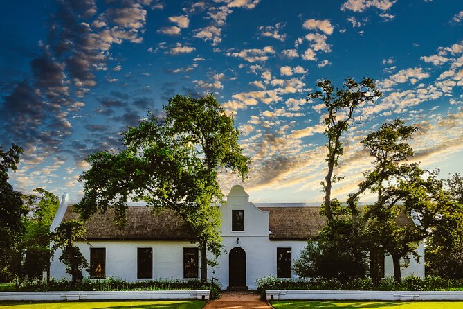Cape Winelands Tour - Rust en Vrede for a quieter pause