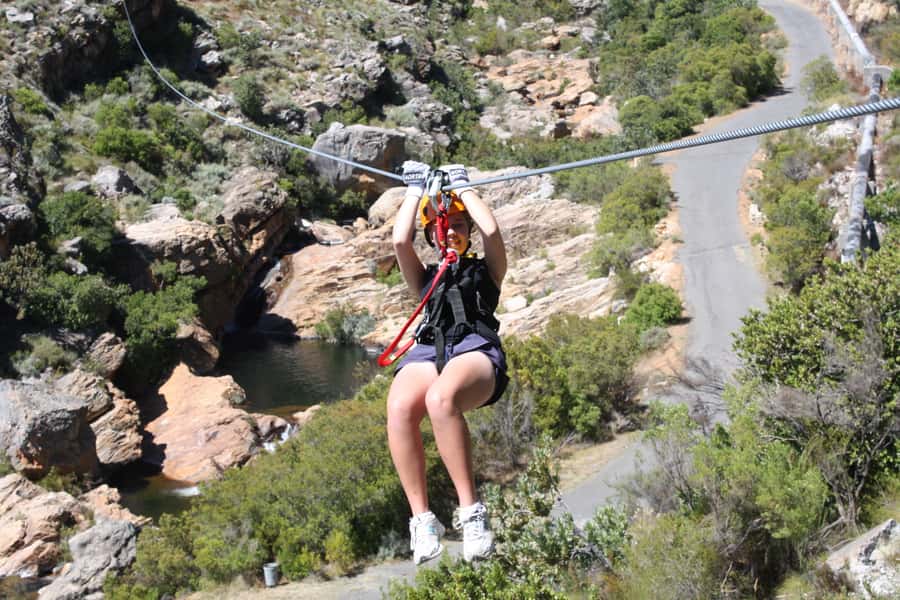 Ceres: Ziplining in the Mountains - Eight slides, 1.4 kilometers, and a 40-meter drop