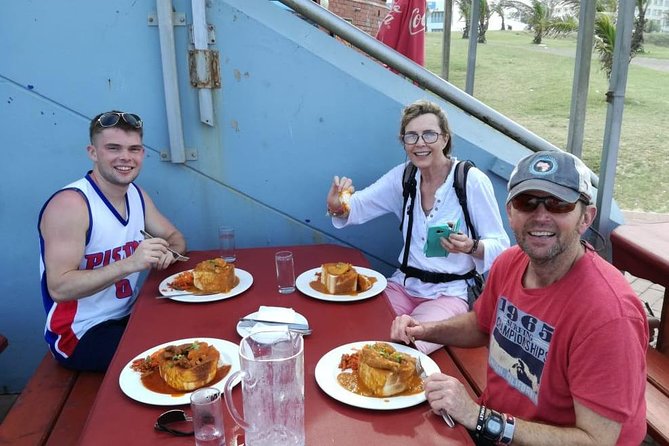 Culture Walking Tour of Durban - Bunny chow at the Durban beachfront