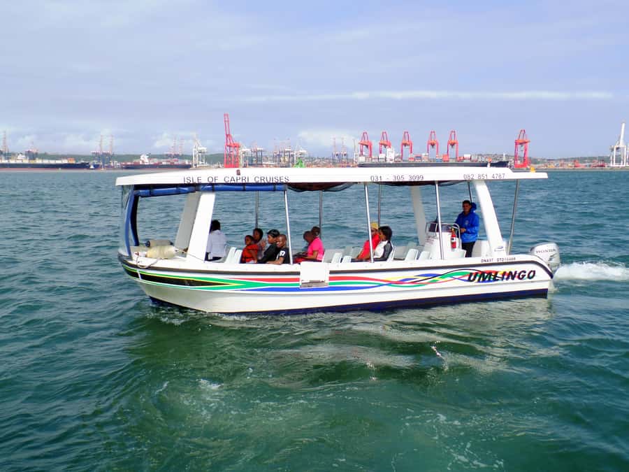 Durban: 1-Hour Boat Cruise from Wilson's Wharf - Turning toward the beachfront and skyline