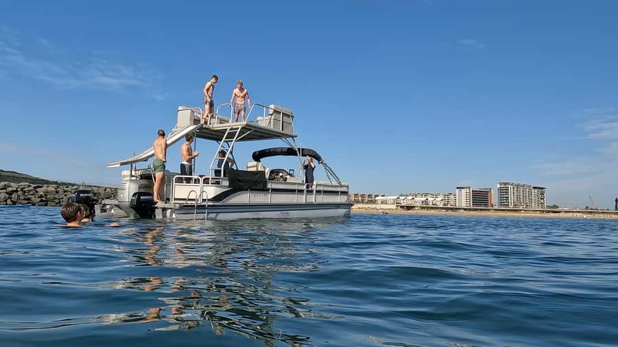 Durban: Pontoon Boat Harbor Cruise - Passing giant ships and active port operations