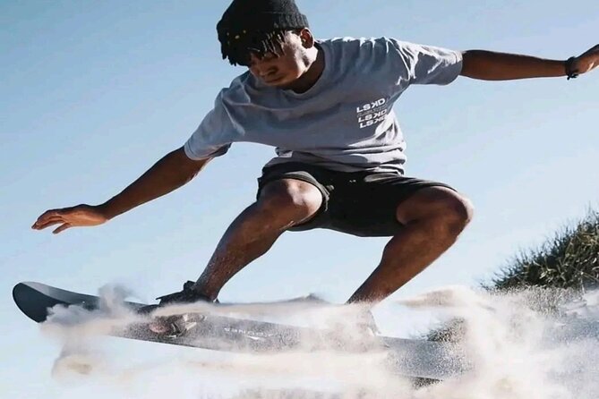 Explore Atlantis Sand Dunes with a 1hour 30mins sandboarding tour - The scenery is part of the reward