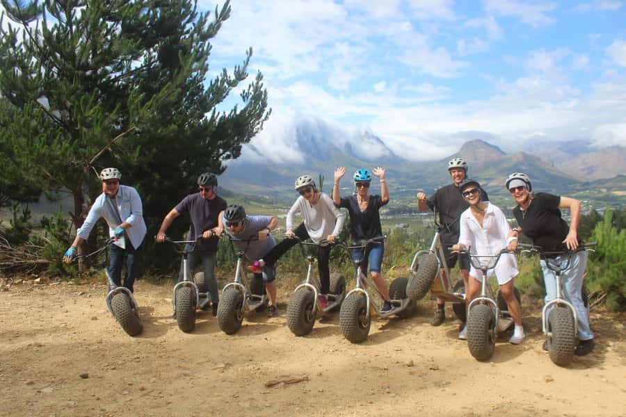Franschhoek: Downhill Scooter Tour - The first 30-minute downhill ride