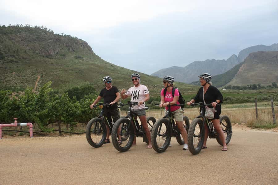 Franschhoek: E-Bike Guided Winery Tour - The second cycling section and a second estate