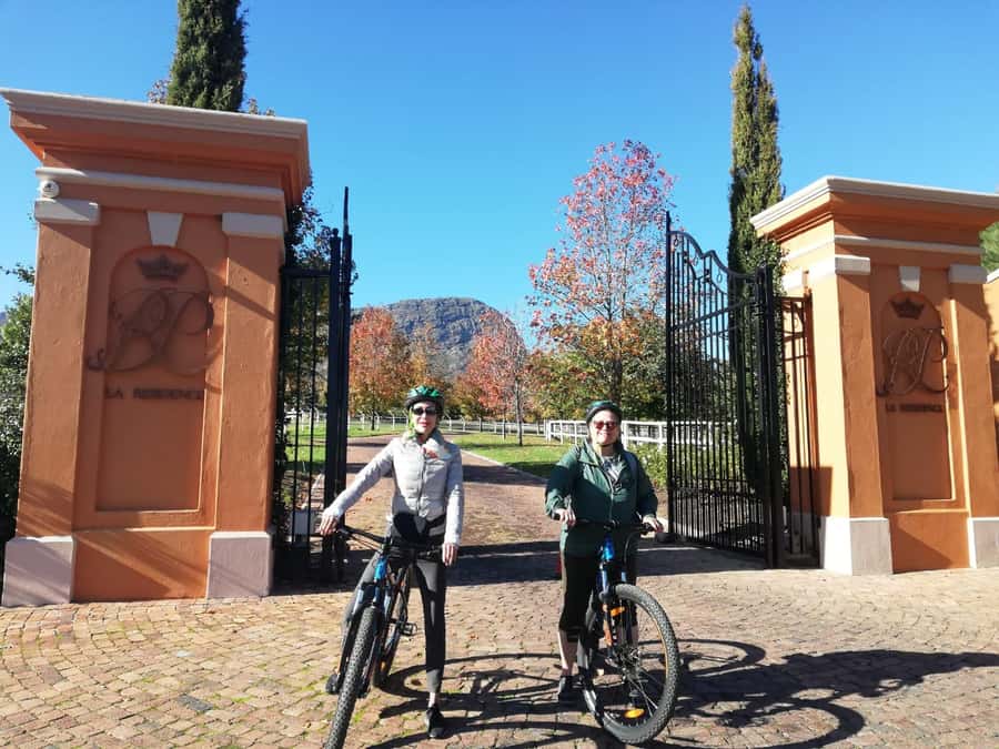 Franschhoek: Private E-bike Ride & Wine Experience - Mont Rochelle makes lunch part of the experience