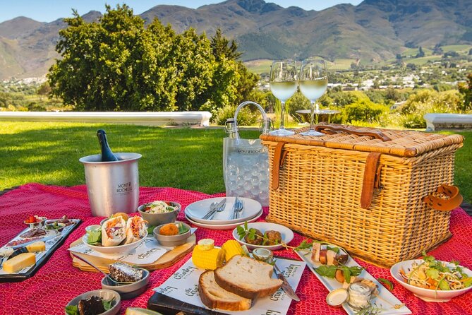 Franschhoek Winelands Luxury EBike Tour - Tastings come with enough food to shape the day