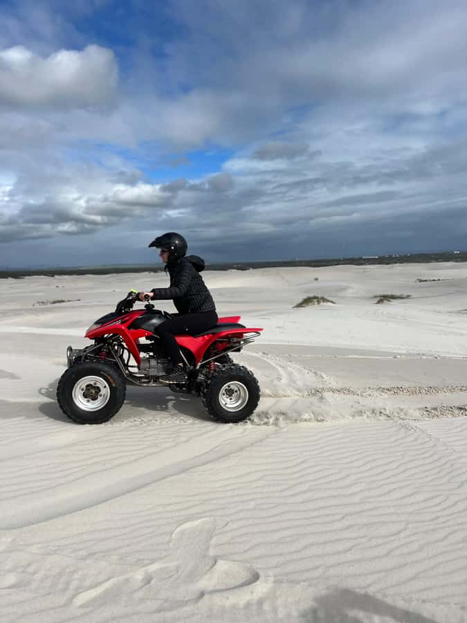 From Cape Town: Quad Bike Sand Dunes, Transport Included - Ending at the nature reserve headquarters