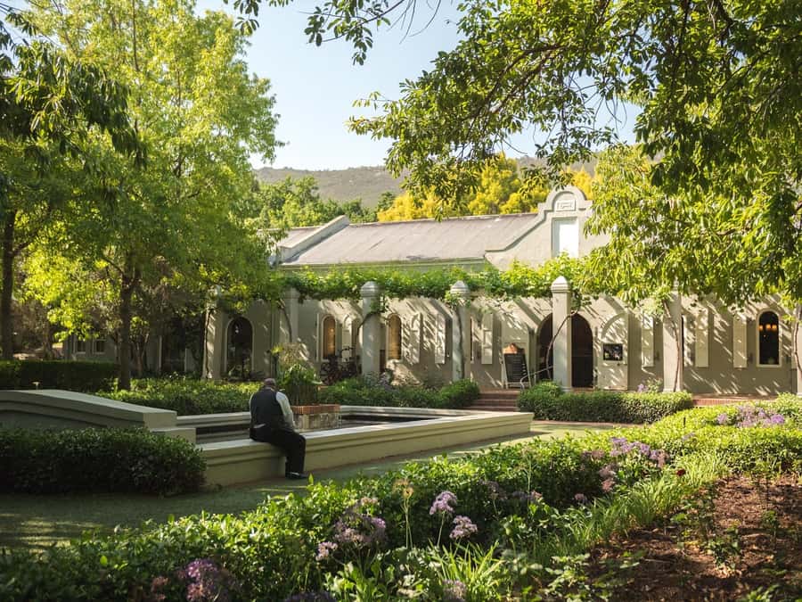 From Cape Town: Stellenbosch Four Estate Full-Day Wine Tour - Second estate: wine paired with cheese and local food