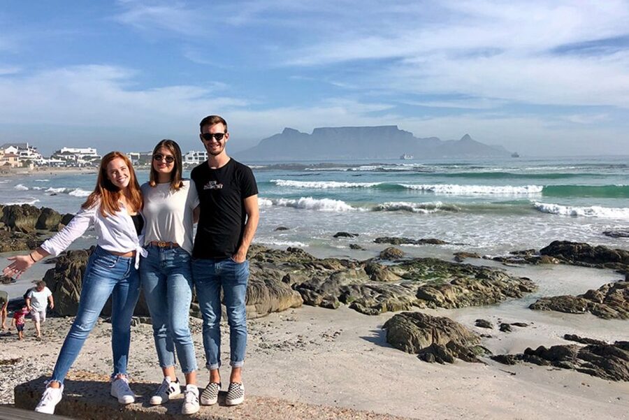 From Cape Town: Wildlife Safari, Olive, Beer & Wine Tasting - Bloubergstrand and the view back to Cape Town