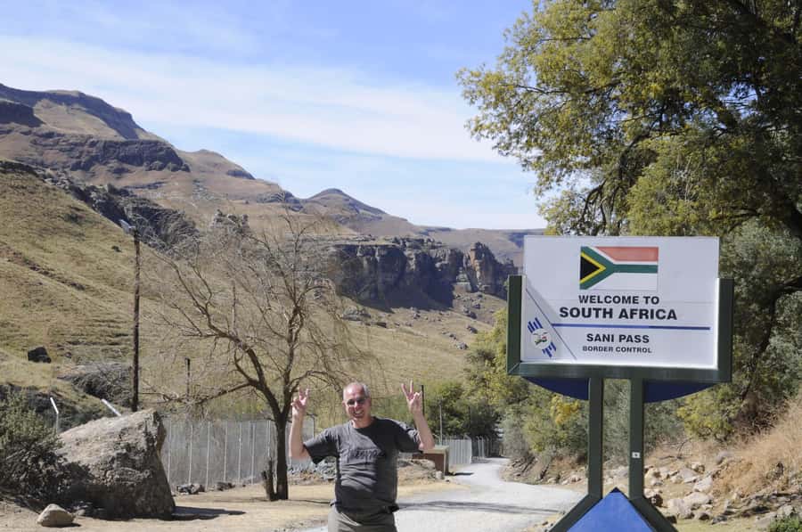 From Durban: Sani Pass and Lesotho by 4WD Vehicle - The climb begins at Sani Pass Hotel