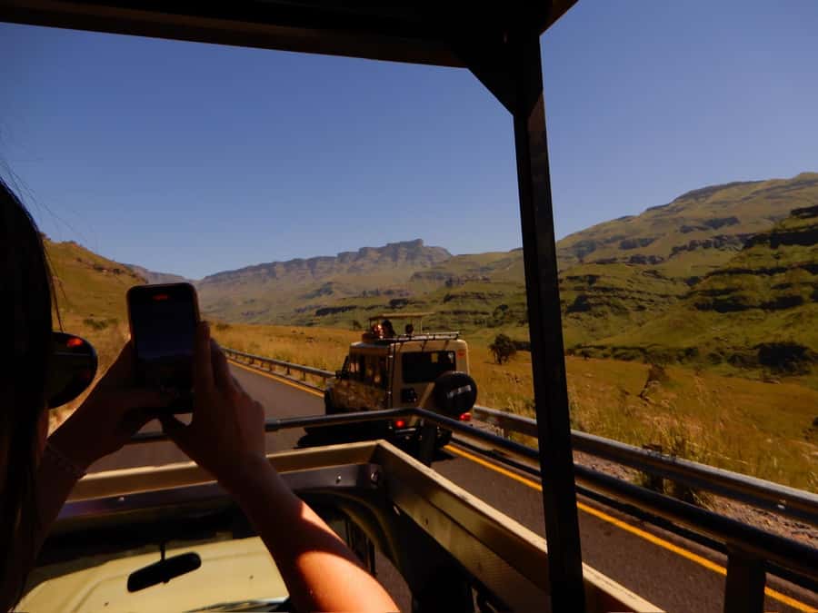 From Underberg: 4x4 Sani Pass Tour and Basotho Village Visit - The rough road begins below the border
