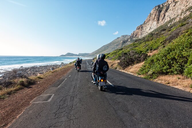 Full Day Cape Peninsula Motorcycle Tour on a Royal Enfield - Cape Point requires extra time and extra money