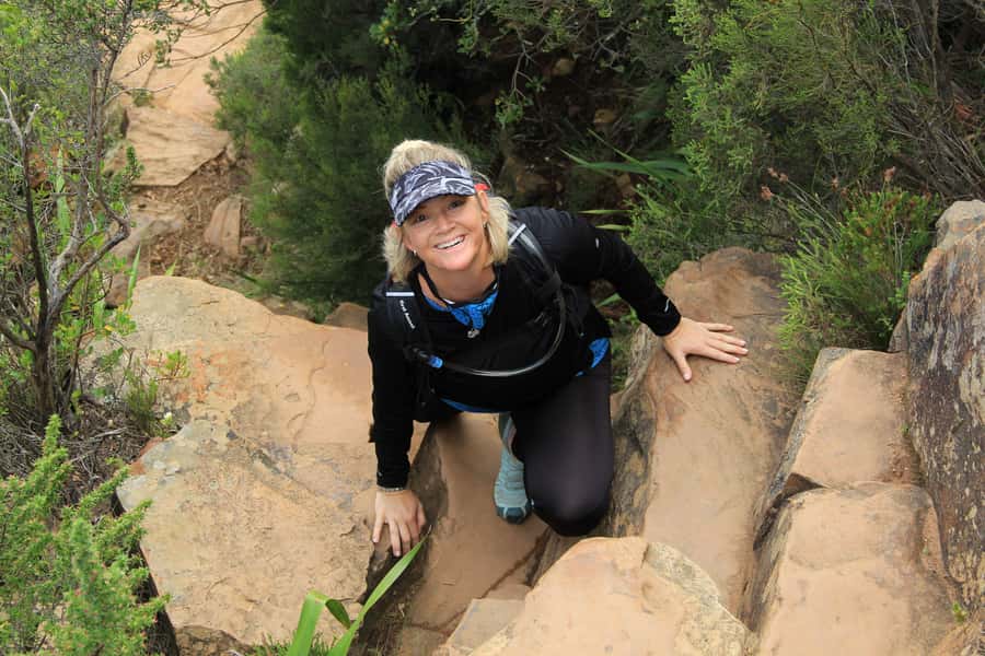 Guided Table Mountain Hike – Kasteelspoort Scenic Route - Reaching the flat summit of Table Mountain