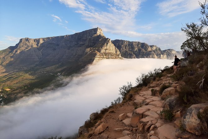 Hiking Lion's Head for sunrise, coffee & hotel Pick-up & Drop off - The descent takes about 45 minutes