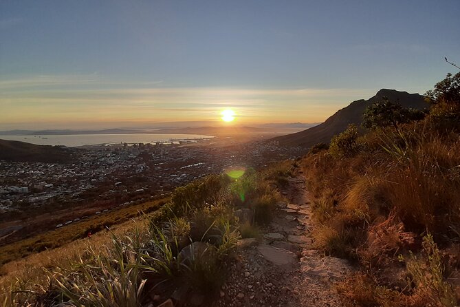 Hiking Lion's Head for sunrise, coffee & hotel Pick-up & Drop off - The first 30 minutes: gravel, darkness, and city lights