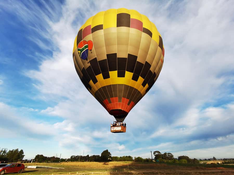 Hot air Balloon and Cape Winelands Private guided tour - Stellenbosch, white buildings and a first taste